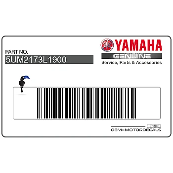 Zijpaneel stickers set, linkerkant