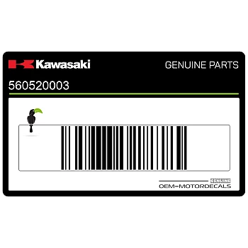 Autocollant de réservoir, côté gauche
