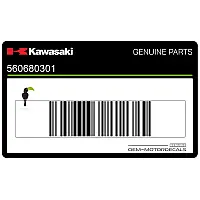 KAWASAKI Pegatina de la cubierta del marco, lado izquierdo 56068-0301