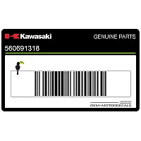KAWASAKI Pegatina para panel lateral, lado izquierdo 56069-1318