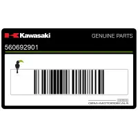 KAWASAKI Naklejka na zbiornik, lewa strona 56069-2901