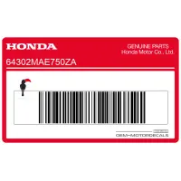 HONDA Autocollant de Carénage Droit, Côté Droit 64302-MAE-750ZA
