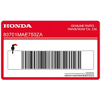 HONDA Autocollant de carénage latéral, côté gauche 83701-MAE-750ZA