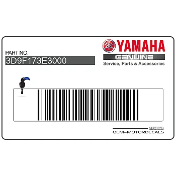 Framecover sticker, linkerkant