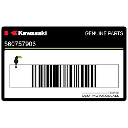 Side cowling decal, left side