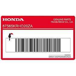 Caution label