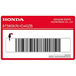 Caution label