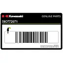Autocollant carénage arrière queue, côté gauche