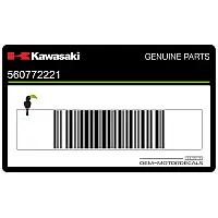 KAWASAKI Tankverkleidung Aufkleber, Linke Seite 56077-2221