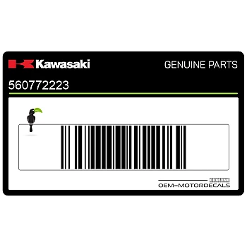 Bovenkuip sticker, linkerkant