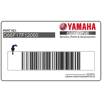 Adesivo pannello laterale, lato sinistro