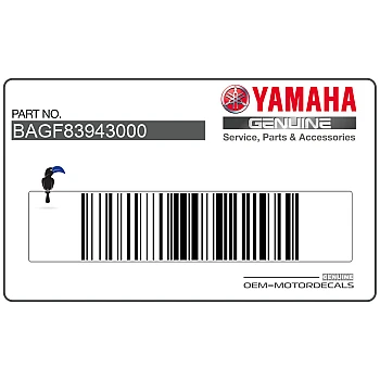 Belly pan decal, right side