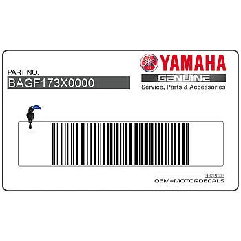 Tail cowl decal, left side