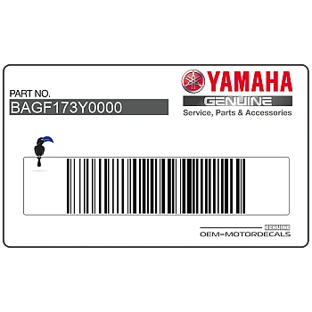 Tail cowl decal, right side