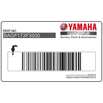 Tail cowl decal, right side