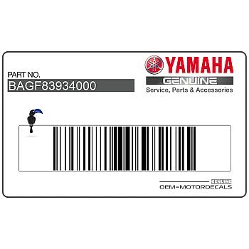 Adesivo carena inferiore, lato sinistro