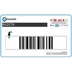 Tail cowl decal, right side