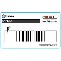 PIAGGIO GROUP Front cowling decal, left side 852575