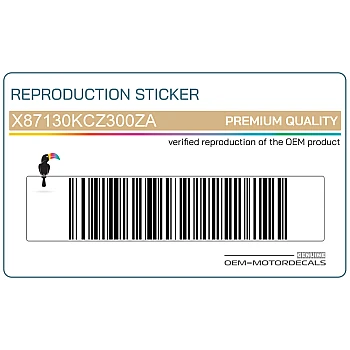 Achterspatbord sticker