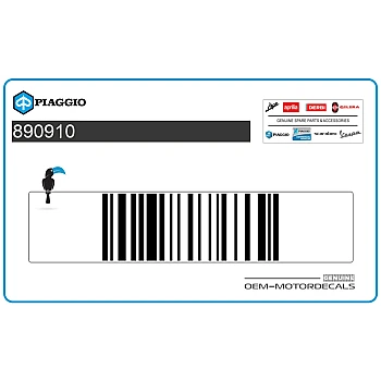 Pegatina para quilla, lado derecho