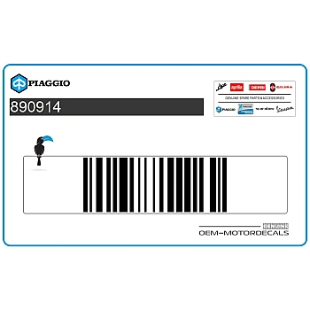 Pegatina colin, lado derecho