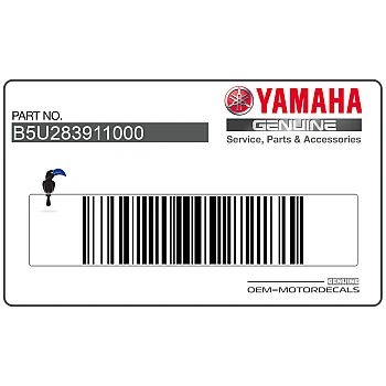 Zijpaneel sticker, linkerkant