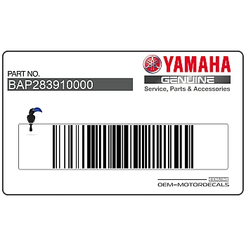 Naklejka na osłonę boczną, lewa strona