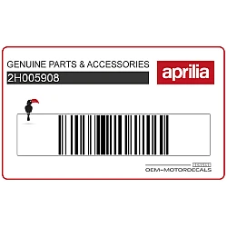 Adesivo parafango anteriore, lato destro