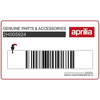 Voorspatbord sticker, linkerkant