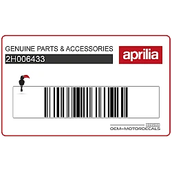Autocollant carénage arrière queue, côté droit