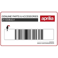 Autocollant carénage arrière queue, côté droit