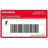 HONDA Grafika lewej owiewki środkowej CBR, lewa strona 83702-MAS-300ZB