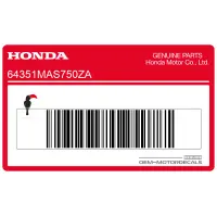 HONDA Naklejka na środkową owiewkę, lewa strona 64351-MAS-750ZA