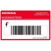 HONDA Naklejka na środkową owiewkę, lewa strona 64353-MAS-750ZA