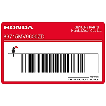 Kontpaneel sticker, linkerkant