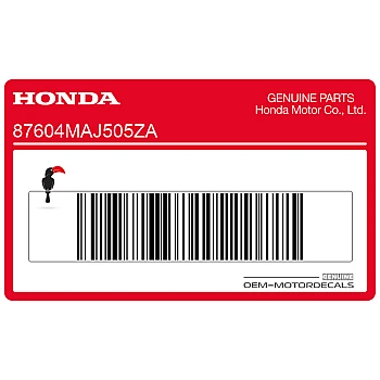 Autocollant de réservoir, côté gauche