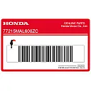 Kontpaneel sticker