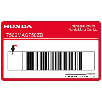 Fuel tank stripe, left side