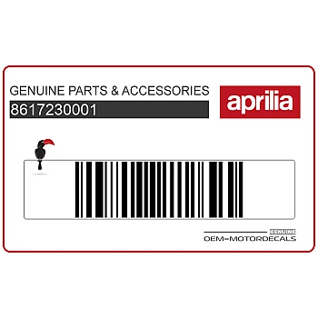 Pegatina para carenado frontal, lado derecho