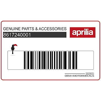 Pegatina para carenado frontal, lado izquierdo