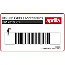 Adesivo posteriore coda carena, lato sinistro