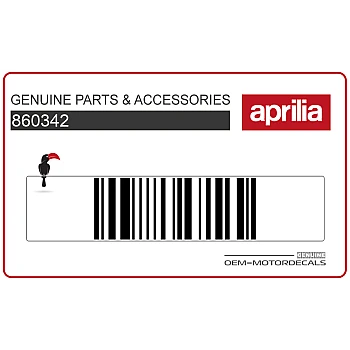 Naklejka na osłonę ramy, lewa strona