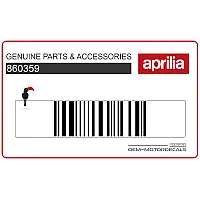 APRILIA Pegatina colin, lado derecho 860359