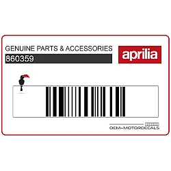 Autocollant carénage arrière queue, côté droit