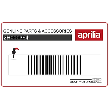 Front cowling decal, right side