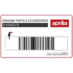 Autocollant carénage arrière queue, côté droit