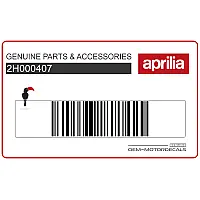 APRILIA Pegatina colin, lado izquierdo 2H000407