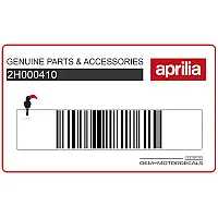 APRILIA Pegatina del marco, lado izquierdo 2H000410