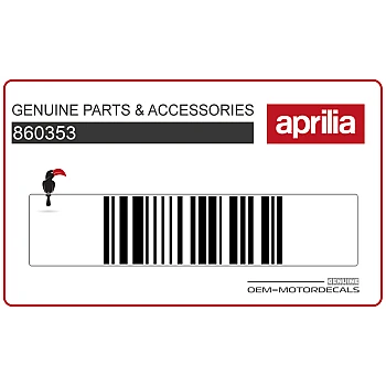 Naklejka na tylną owiewkę / zadupek