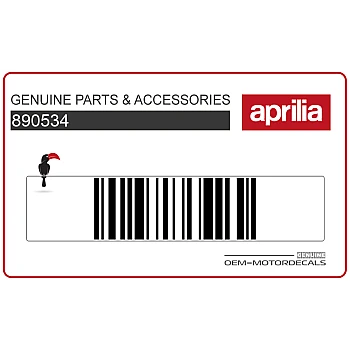 Tail cowl decal, right side